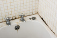 mold growth in bathroom