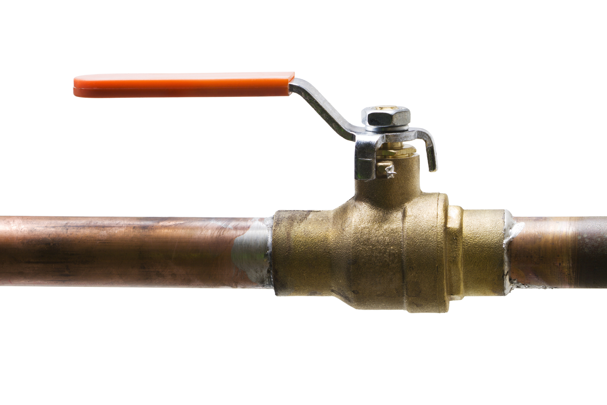 thumbnail image 2 of Bay Hydro 1/2" Red Barbed Inline Water Shut Off Valve - High Quality, Save $$ On Install 2 of 5