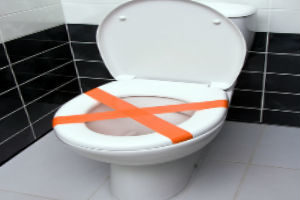 unclogging your toilet without a plunger